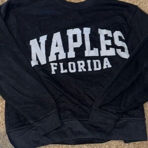 Navy Naples Florida Sweatshirt